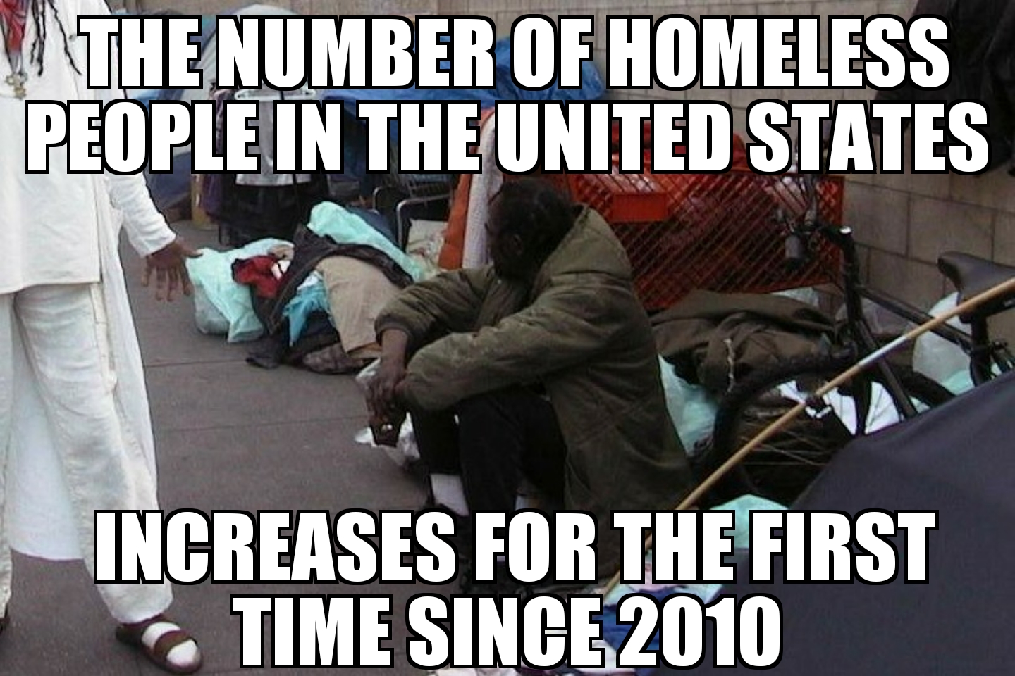 U.S. homeless population increases