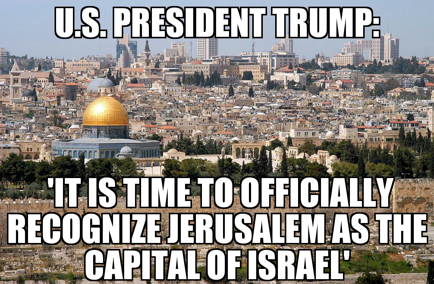 U.S. to move embassy to Jerusalem