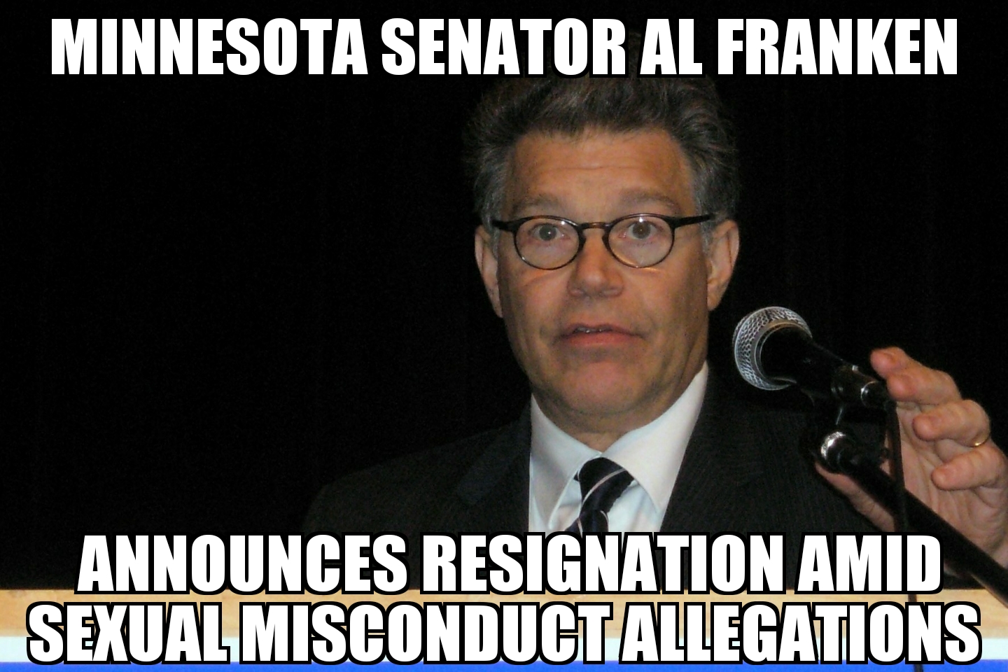 Al Franken announces resignation