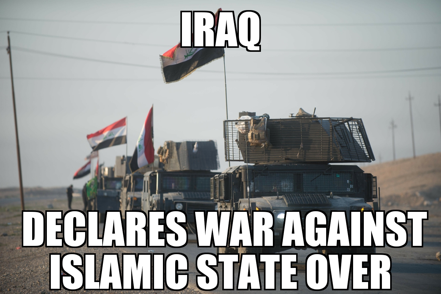 Iraq says war against Islamic State over