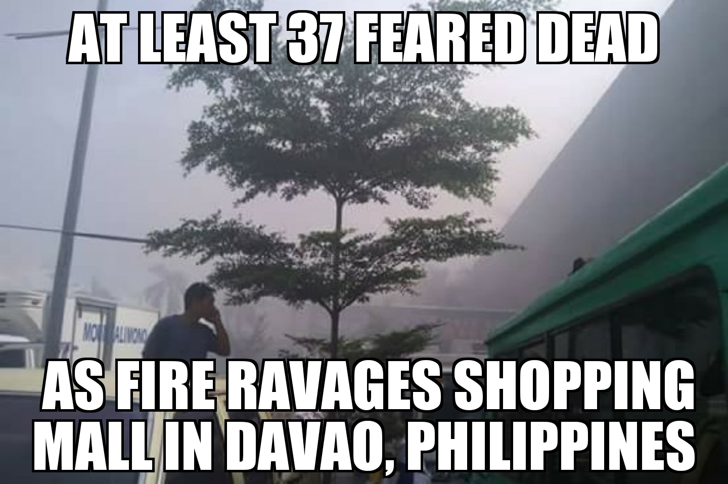 Davao shopping mall fire