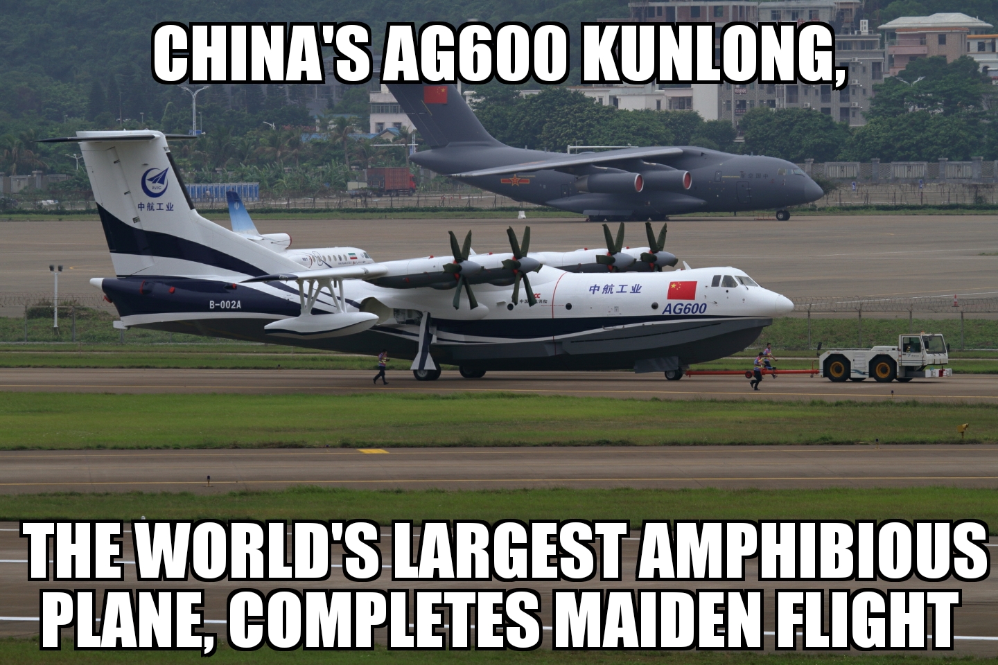 China’s AG600 completes maiden flight