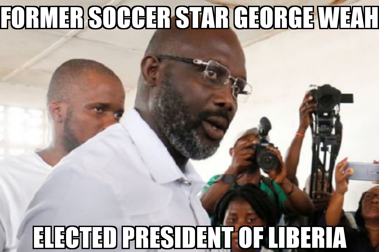 George Weah elected Liberia president