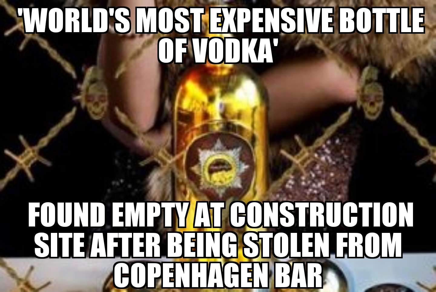 ‘World’s most expensive vodka’ found