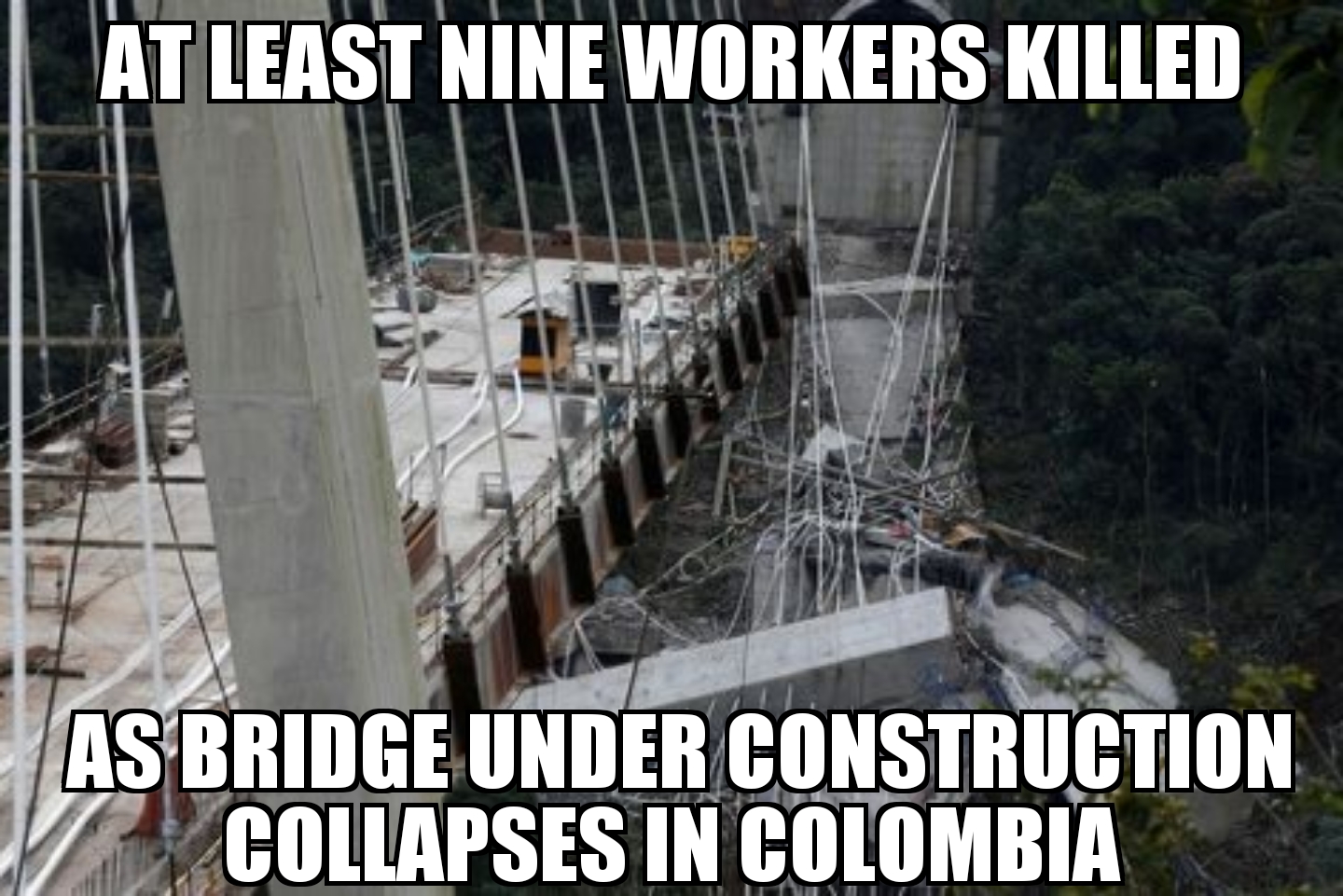 Colombia bridge collapse