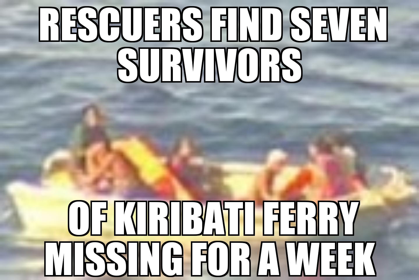 Kiribati ferry survivors found