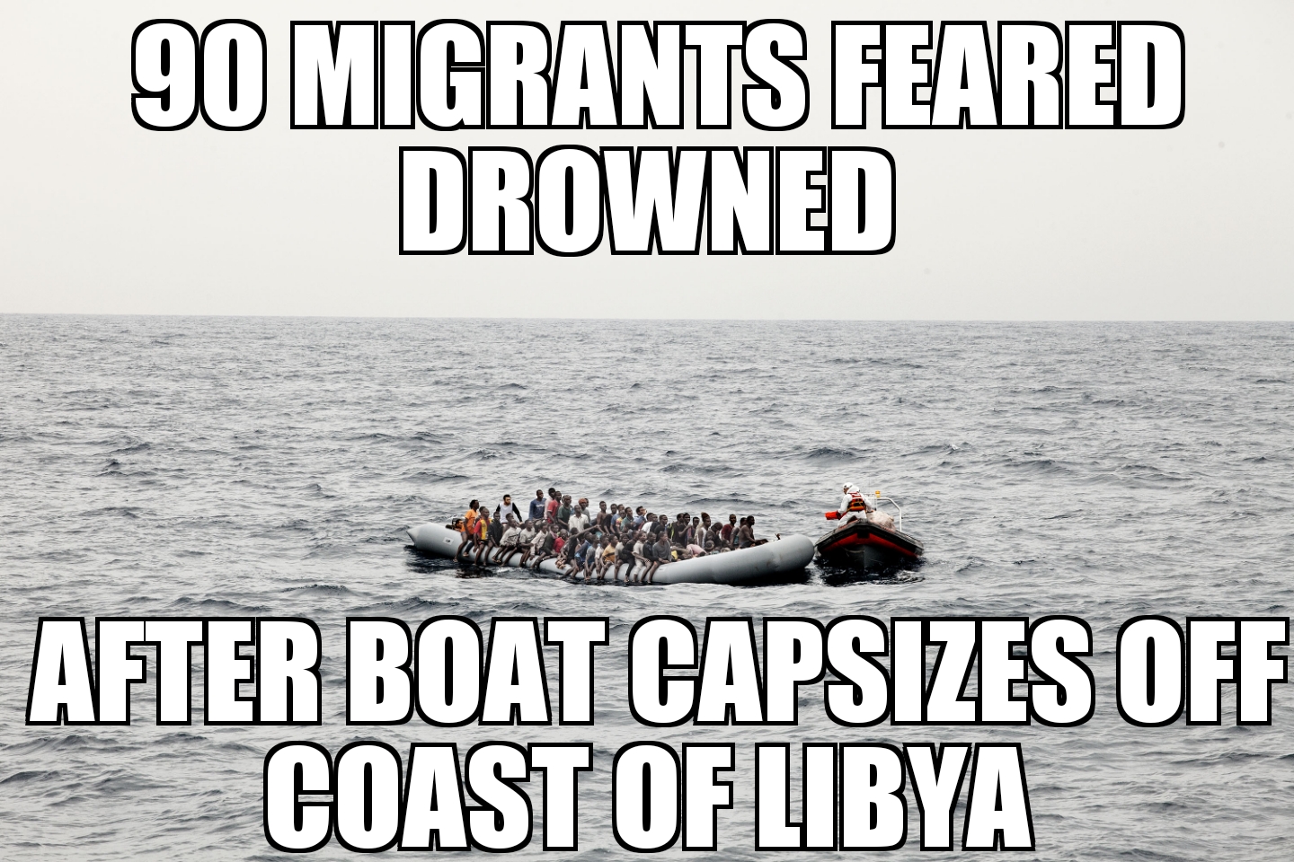 Migrant boat capsizes off Libya coast