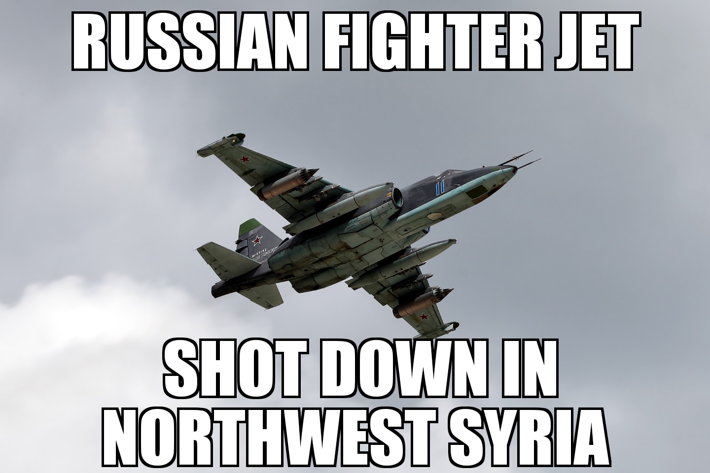 Russian fighter shot down in Syria