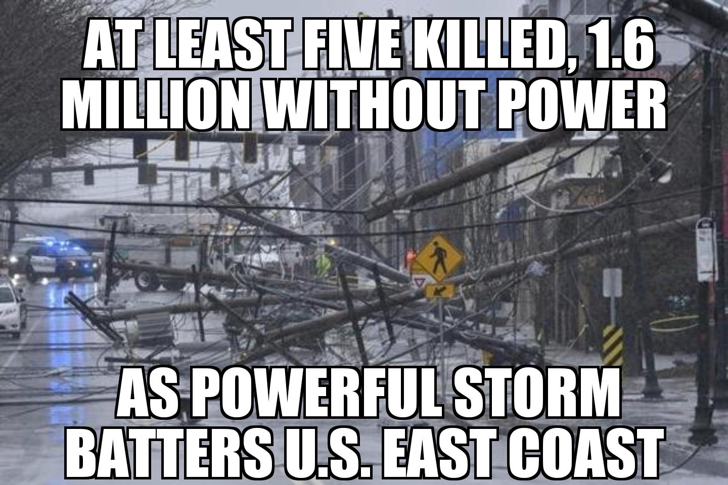 Powerful storm batters U.S. east coast