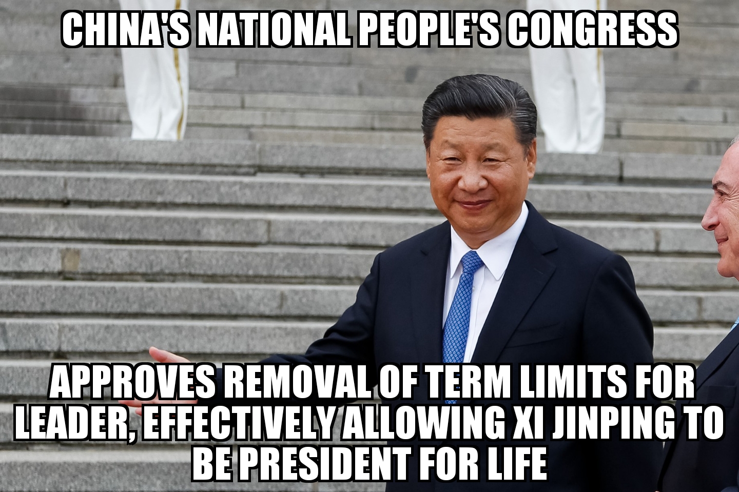 China approves removal of presidential term limits