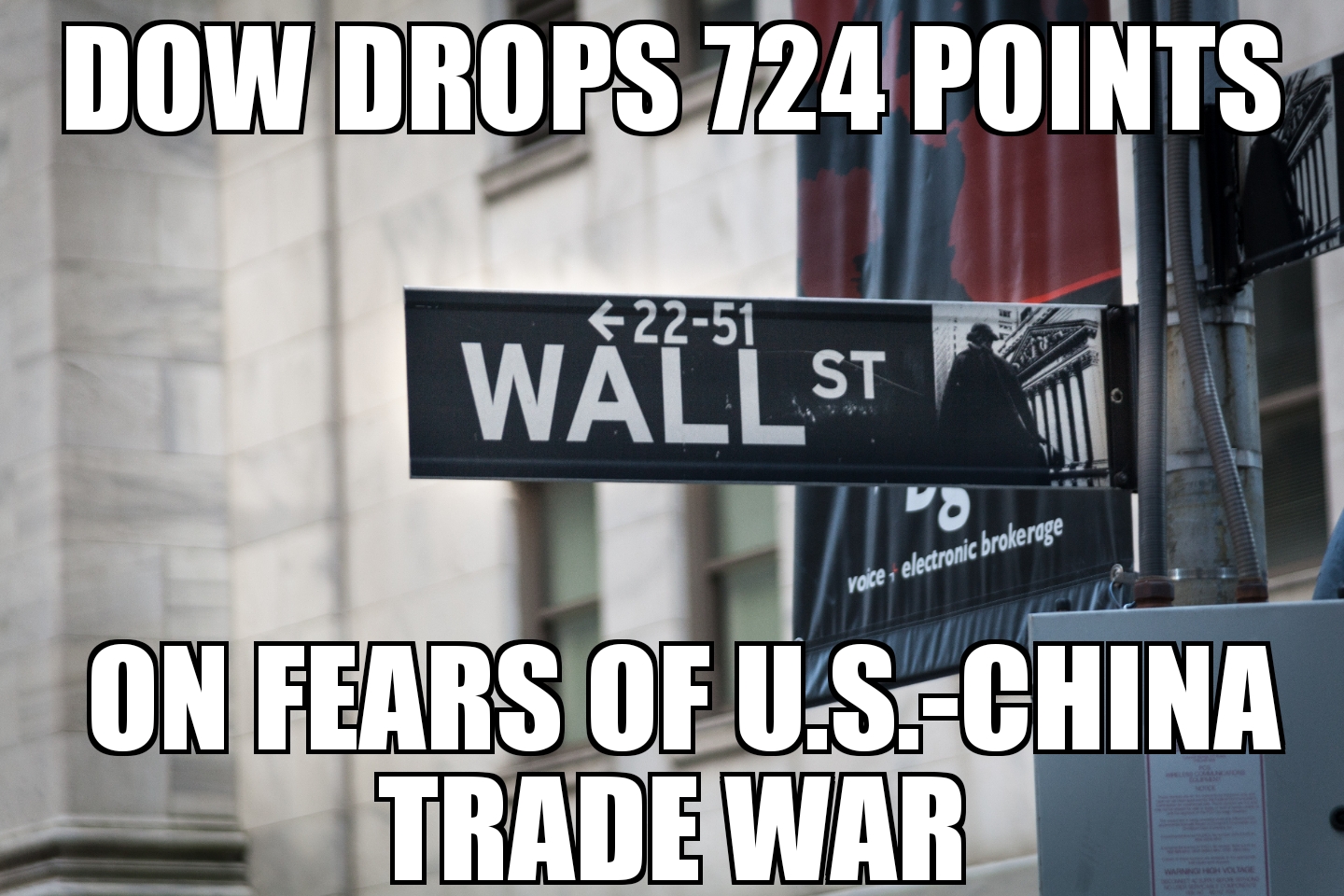 Dow drops 724 points