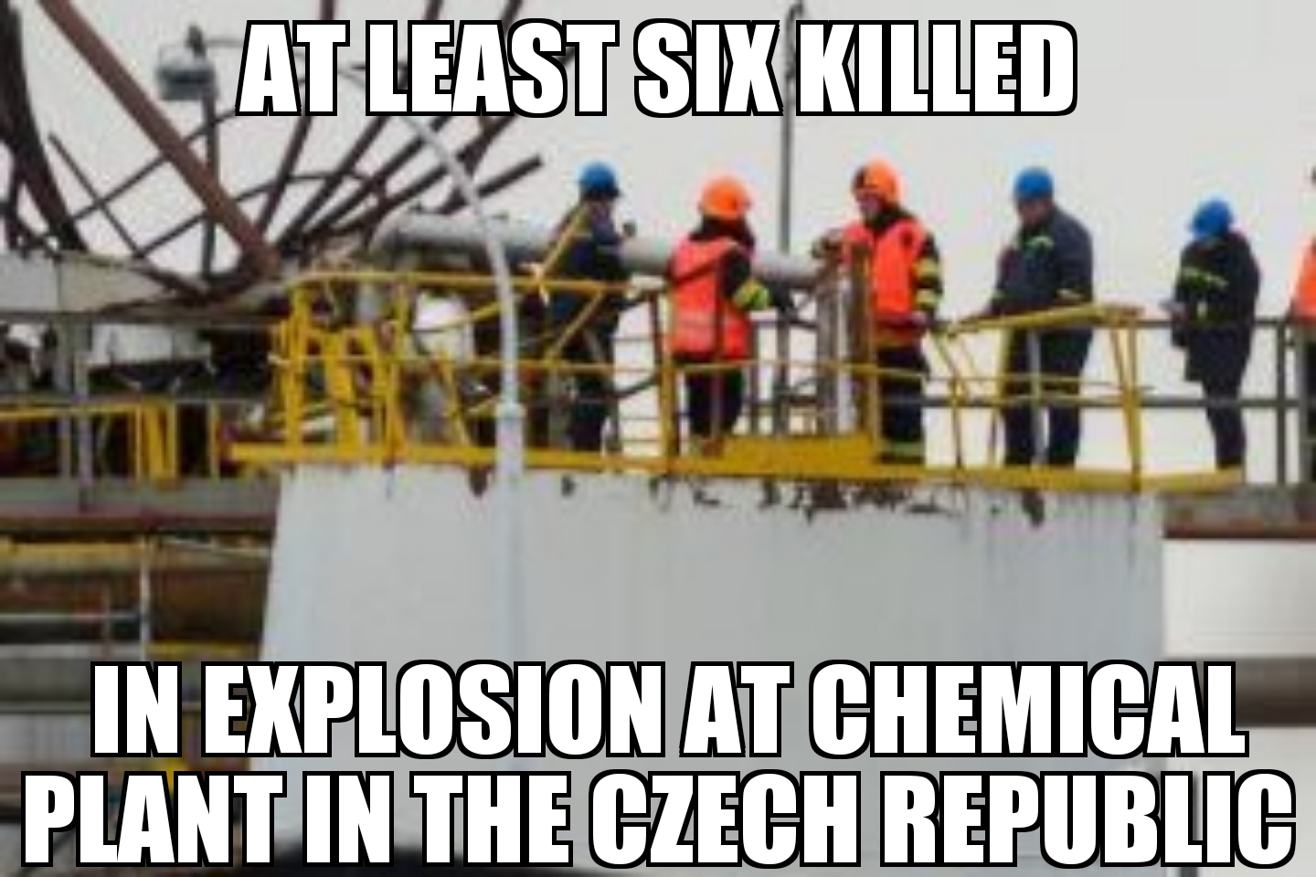Czech chemical plant explosion