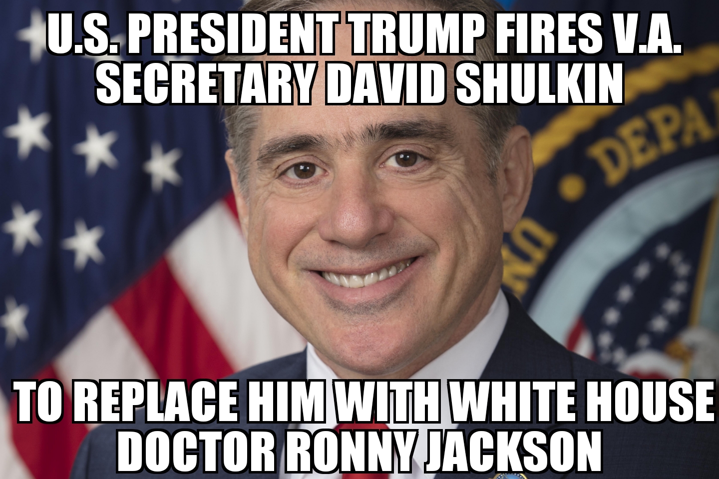 Trump fires VA director Shulkin
