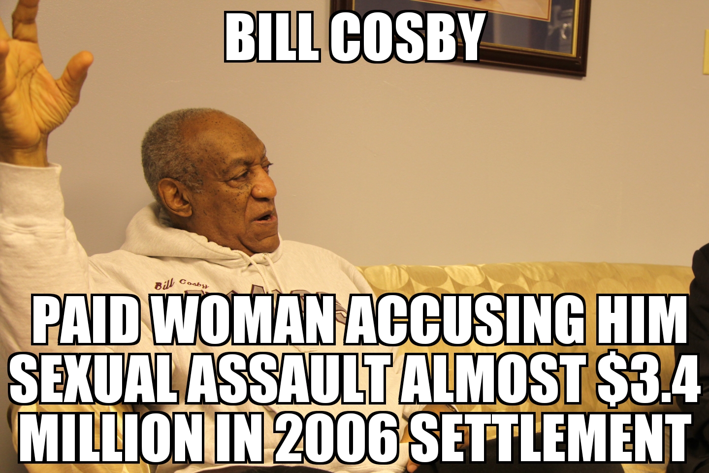 Bill Cosby paid woman $3.4 million