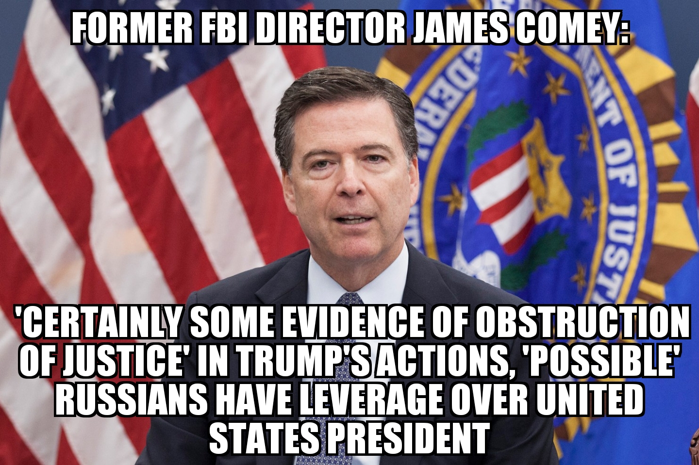 Comey gives first interview