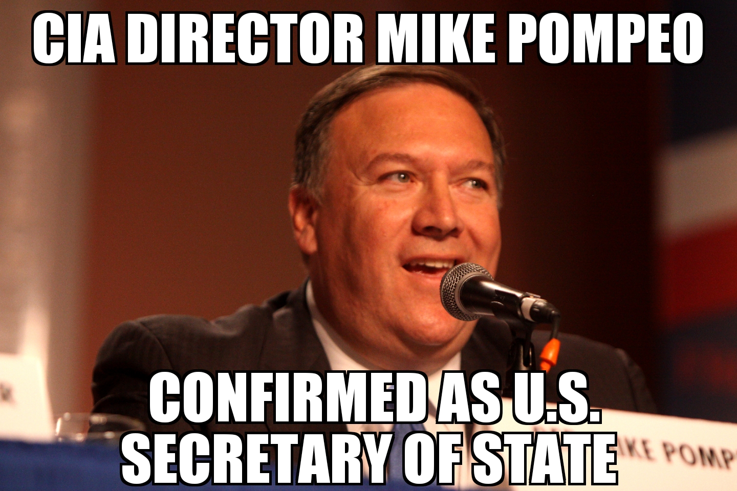 Mike Pompeo confirmed as Secretary of State