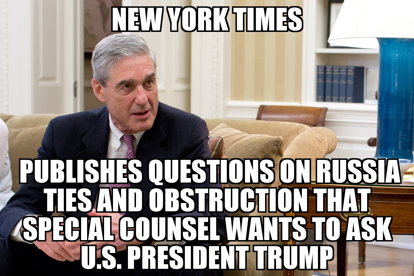 NYT publishes Special Counsel questions for Trump