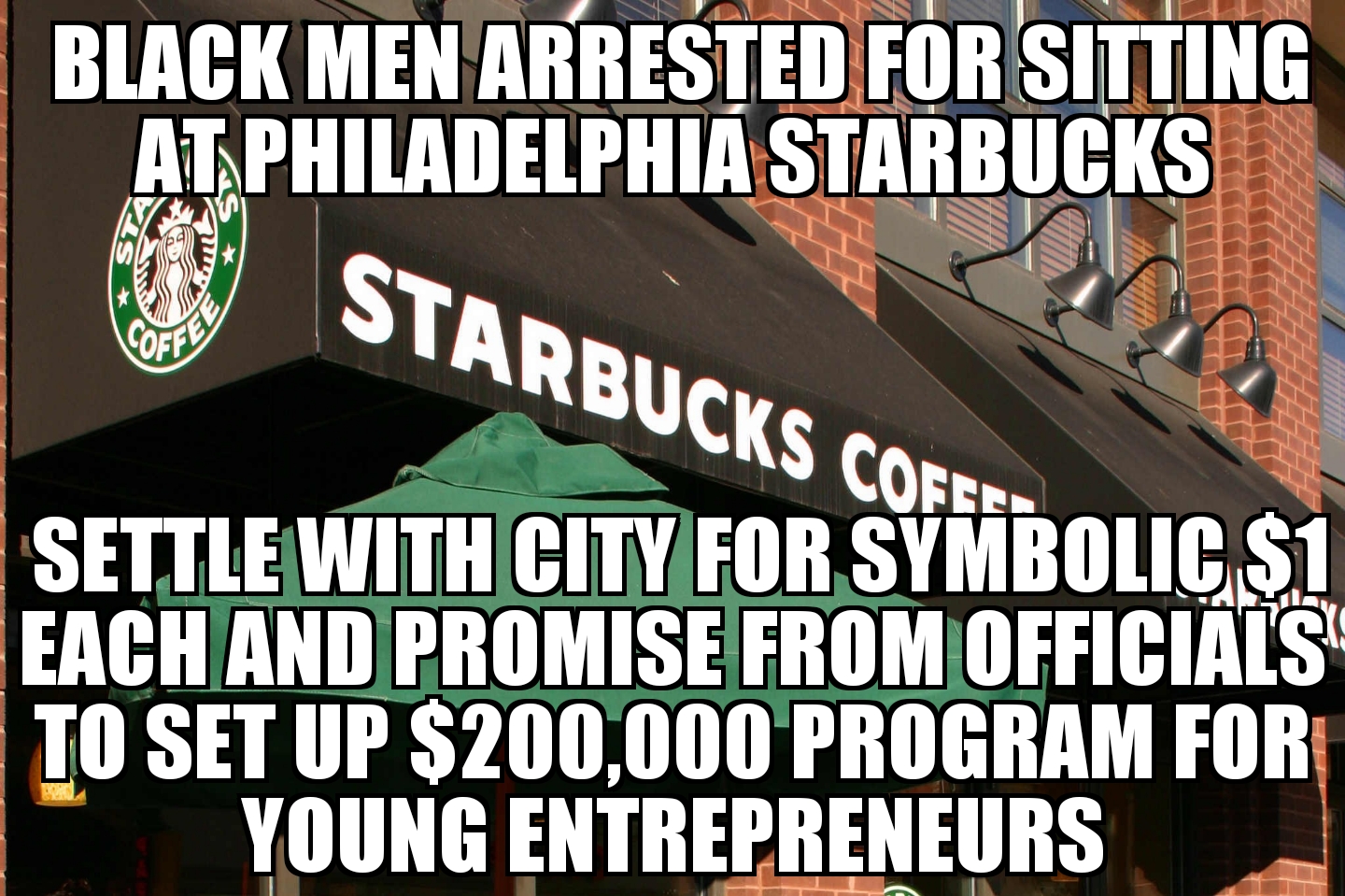 Black men arrested at Philadelphia Starbucks settle with city