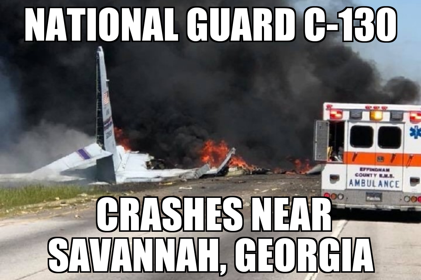 Georgia National Guard C-130 crash