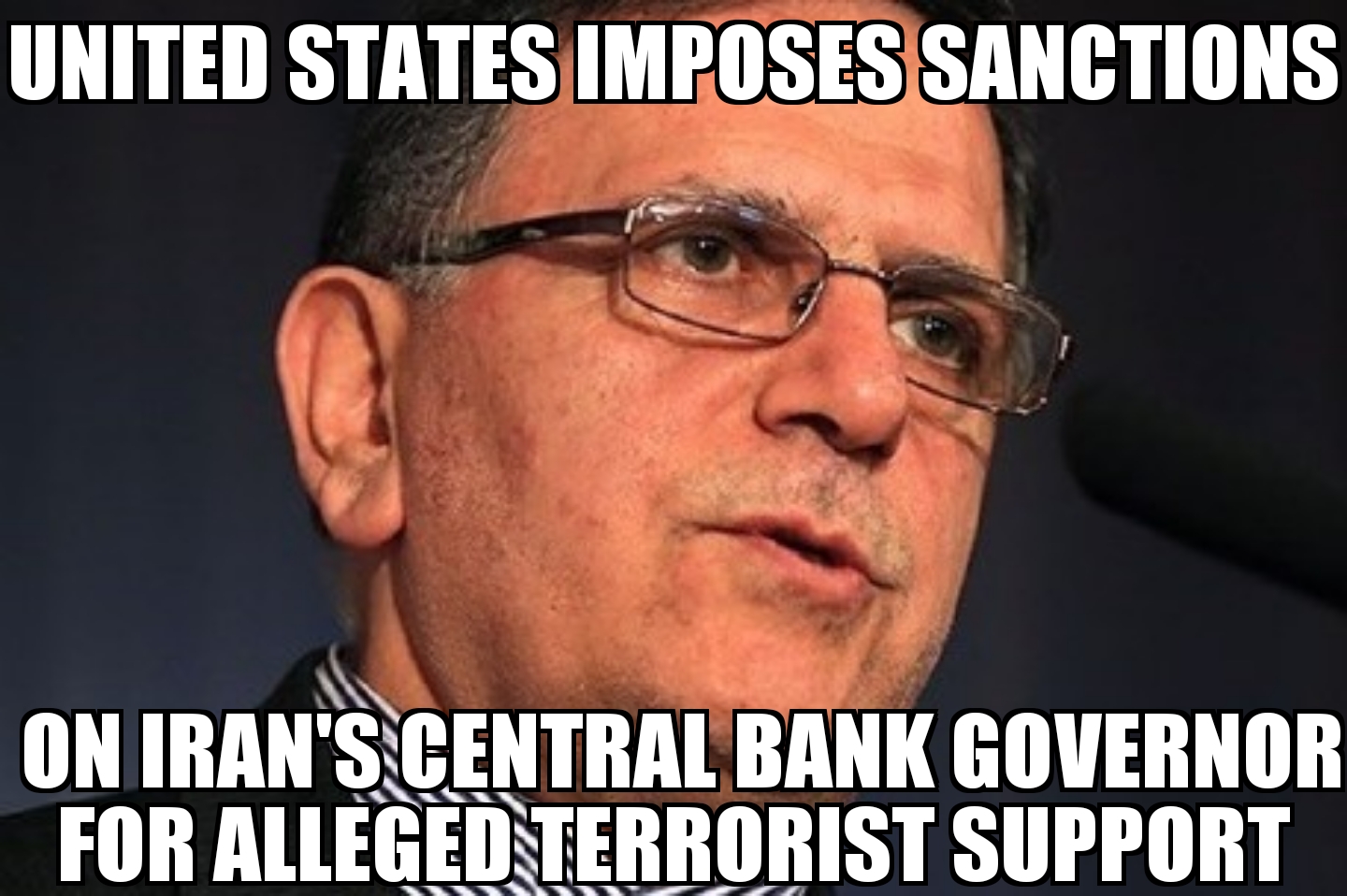 U.S. sanctions Iran Central Bank Governor