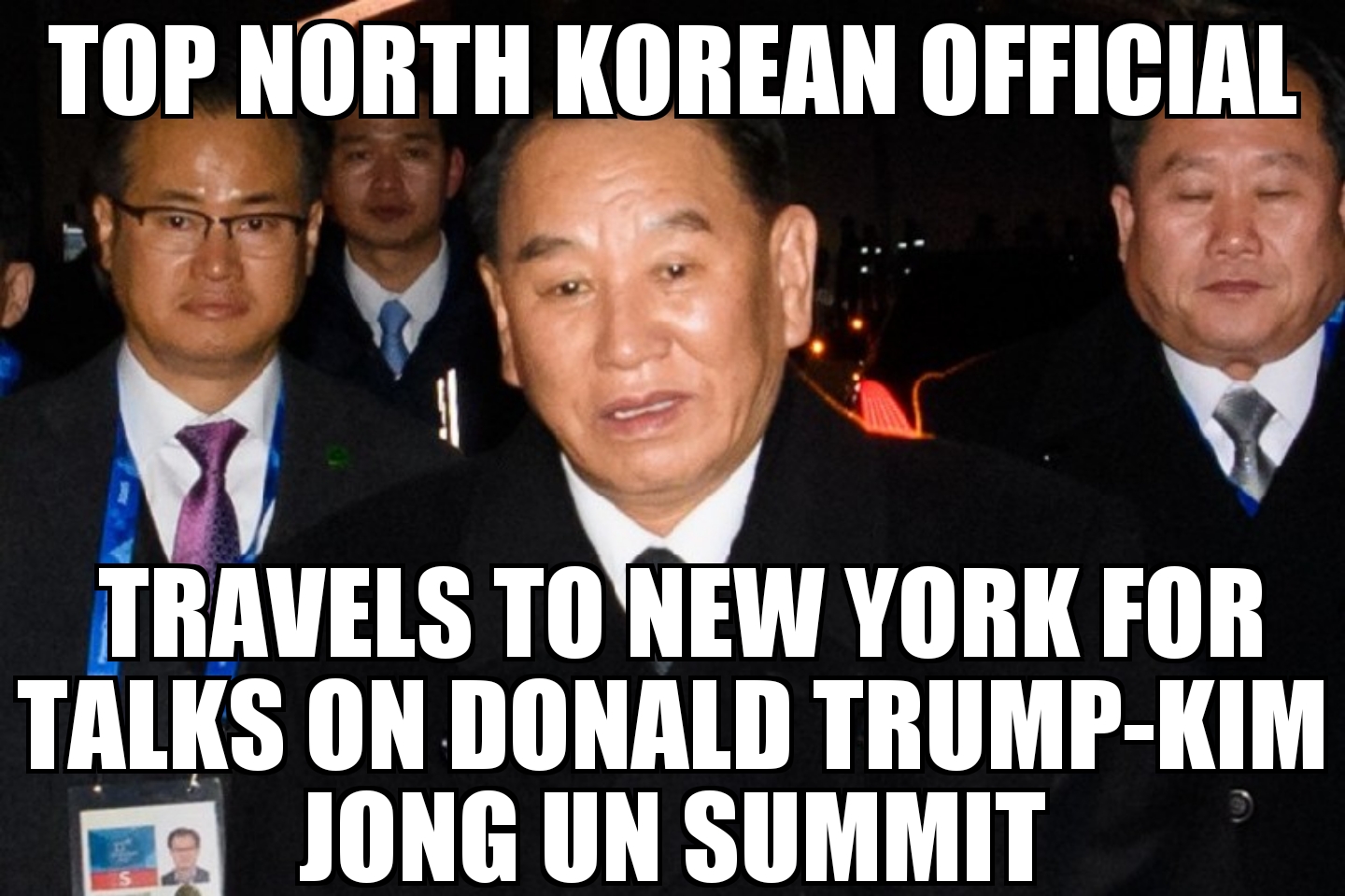 North Korean official travels to New York for Trump-Kim talks