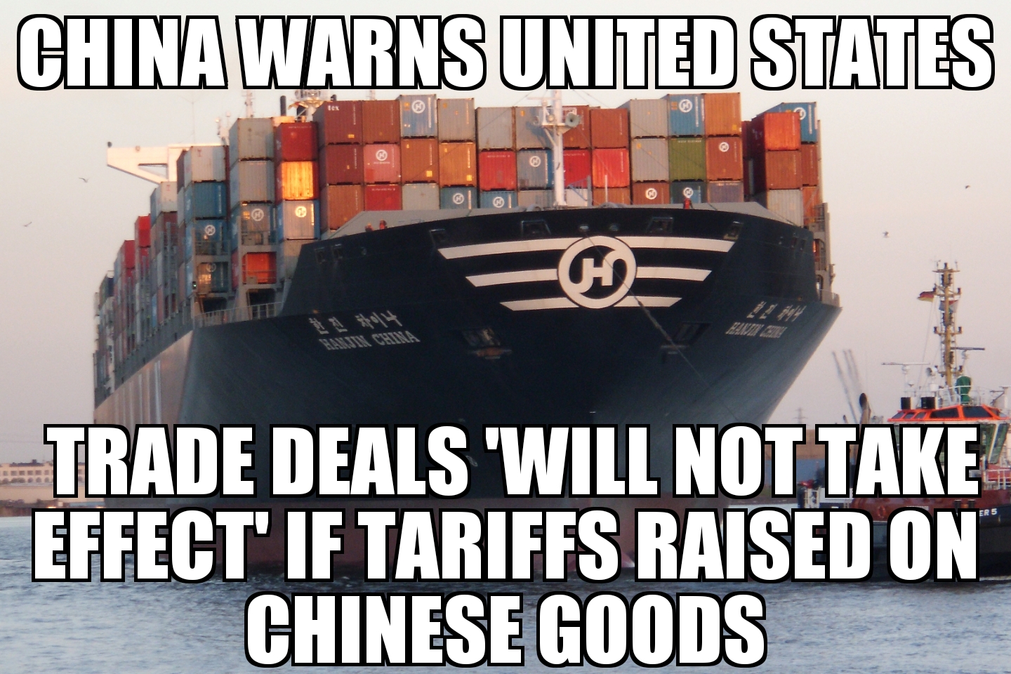 China warns U.S. about trade deals