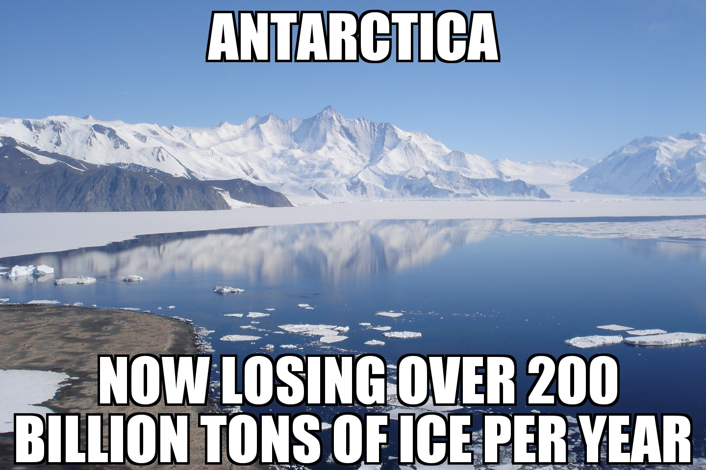 Antarctica ice loss