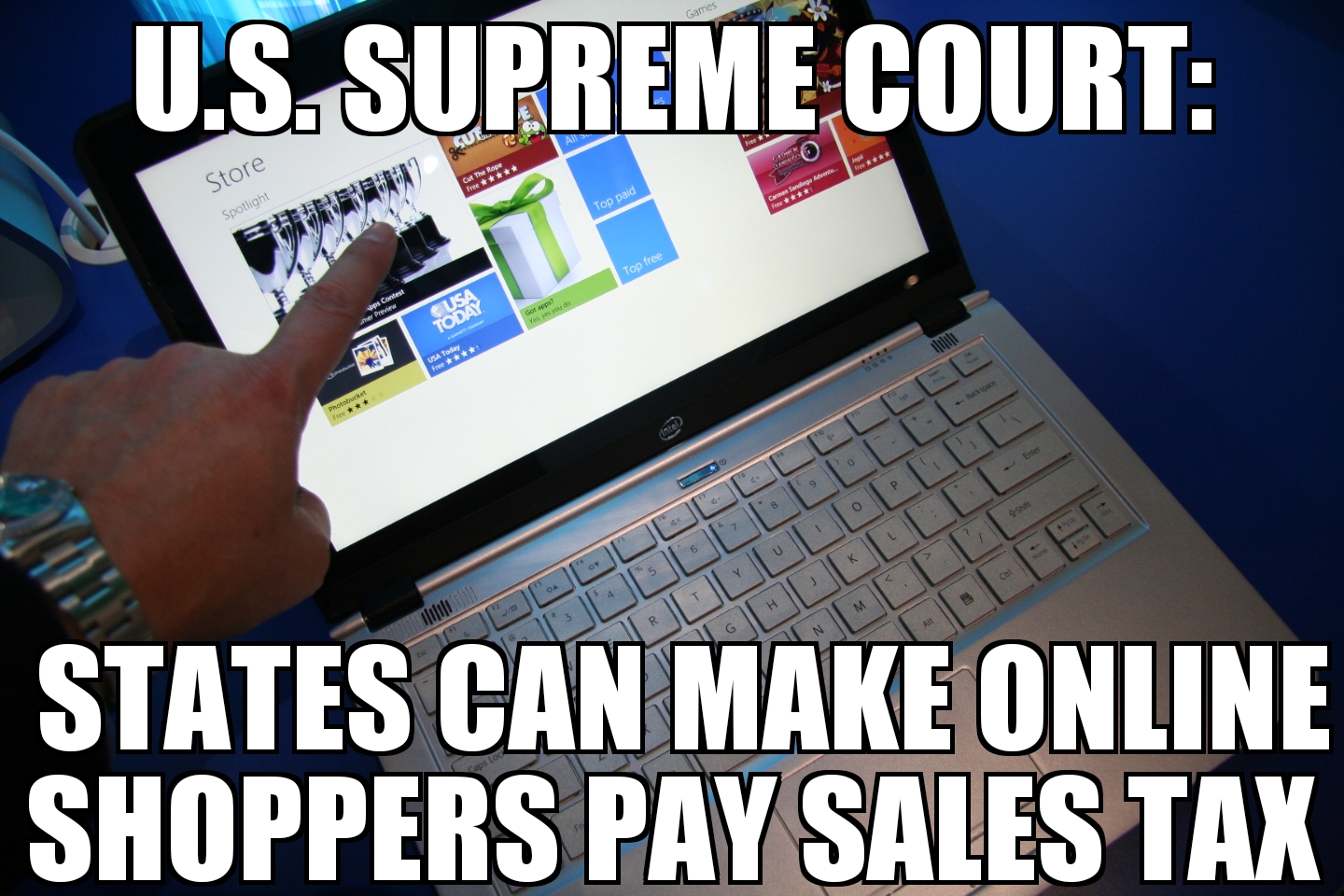 Supreme Court: states can charge sales tax on online shopping