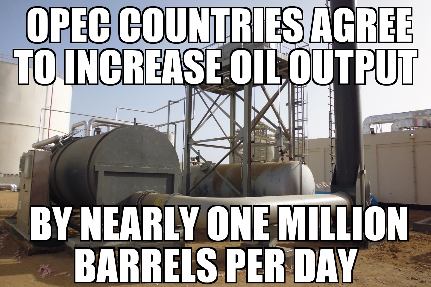 OPEC agrees to million barrel per day oil increase