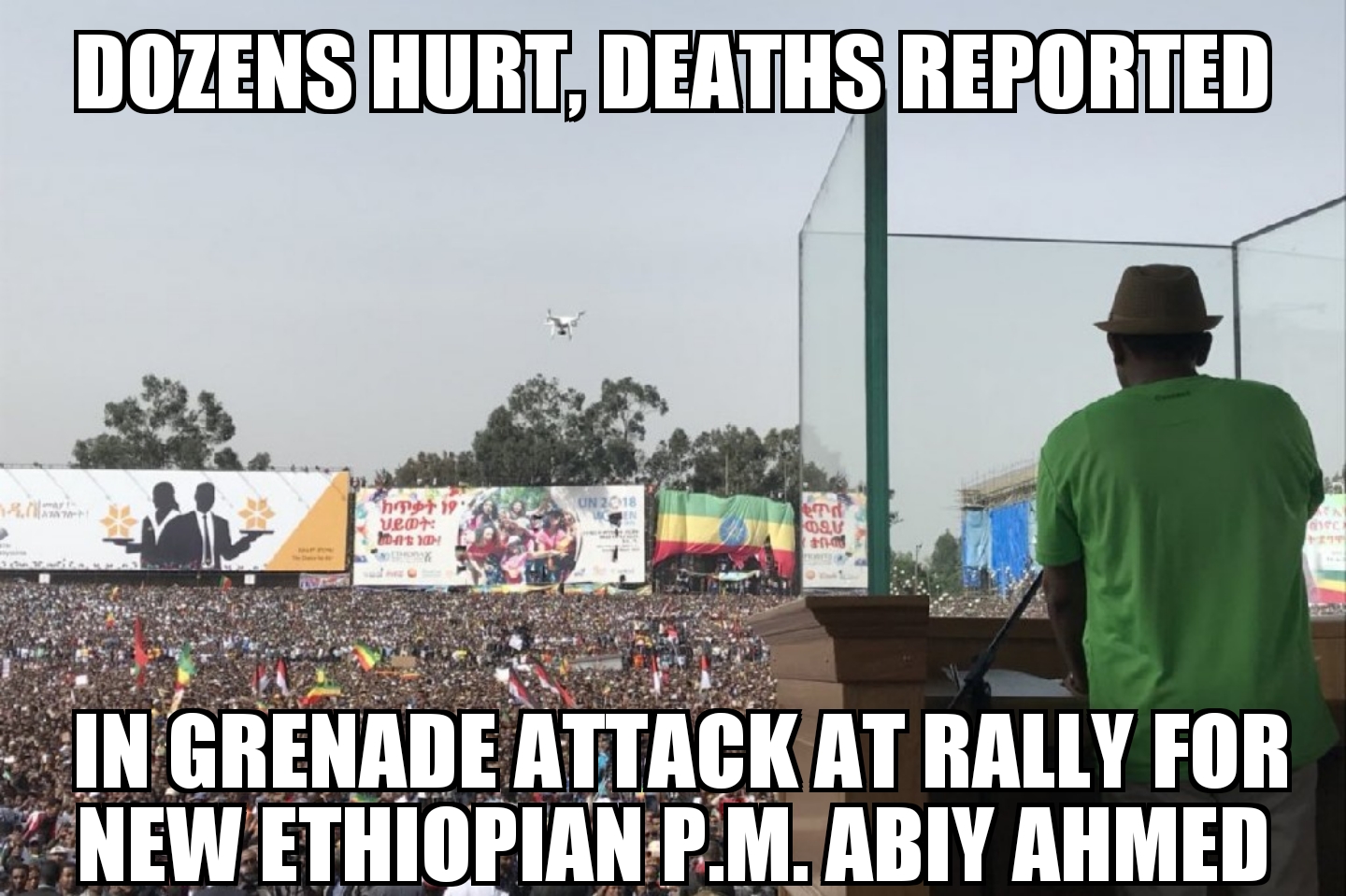 Ethiopia grenade attack