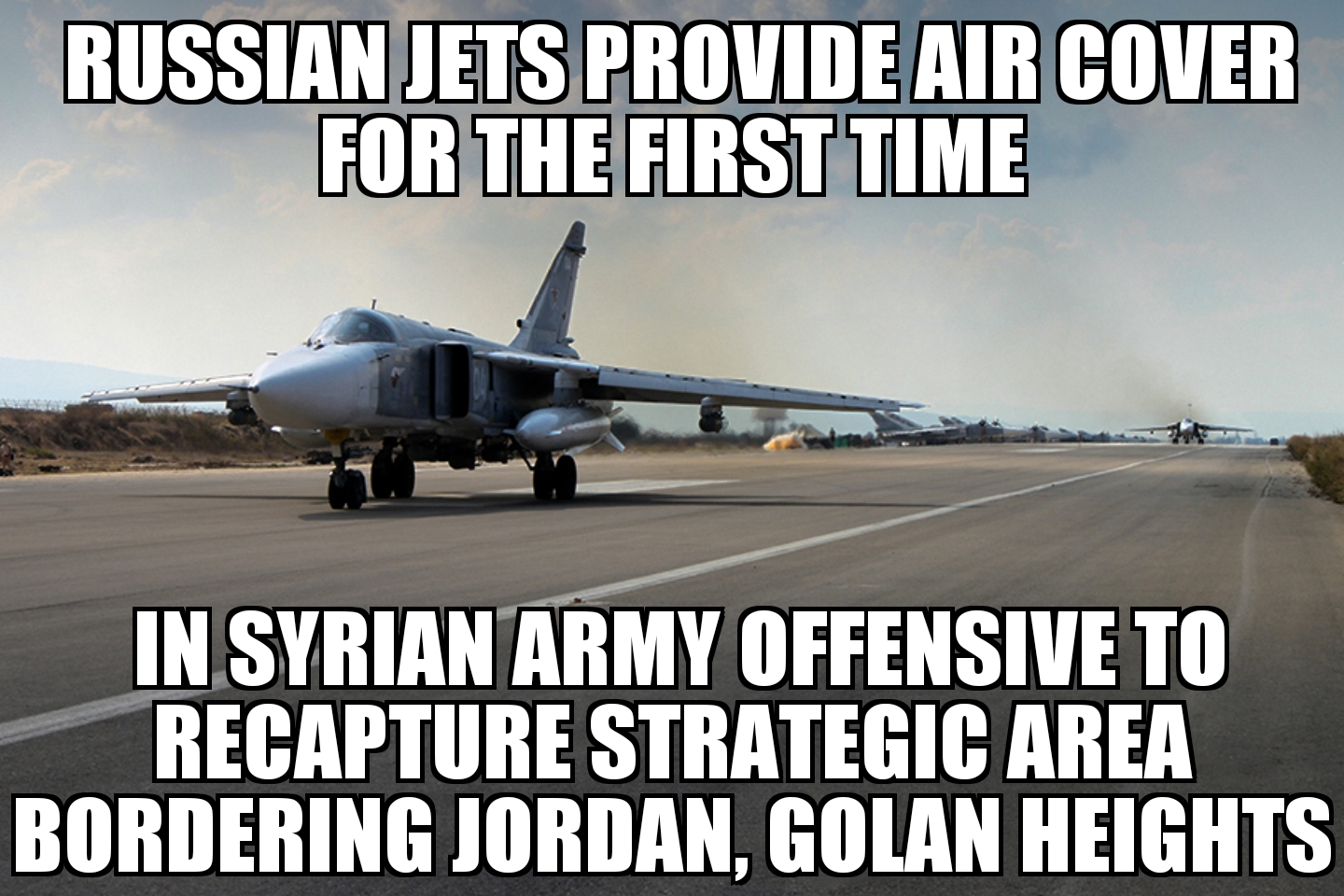 Russian air support in Syria