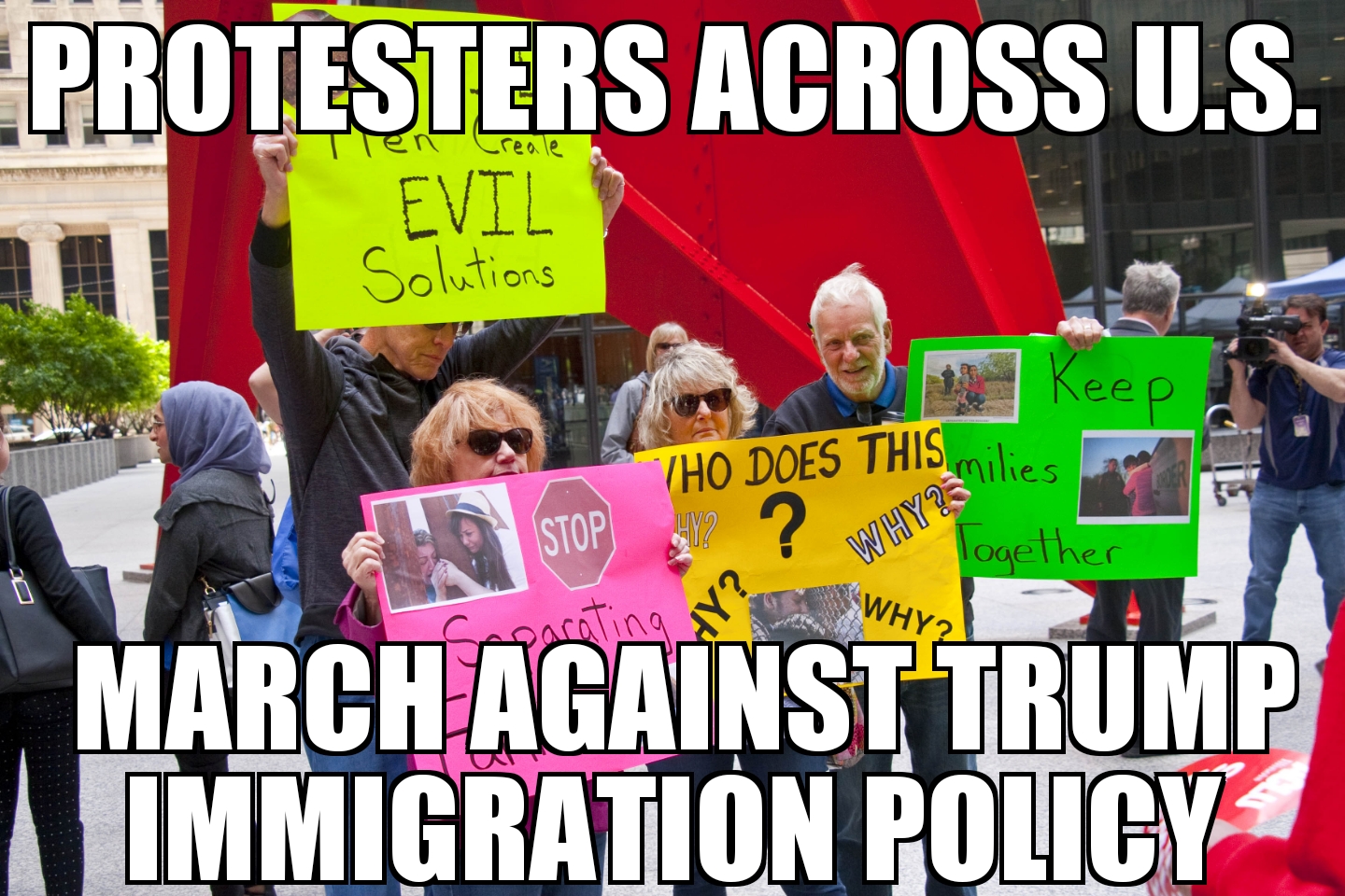 Trump immigration policy protests