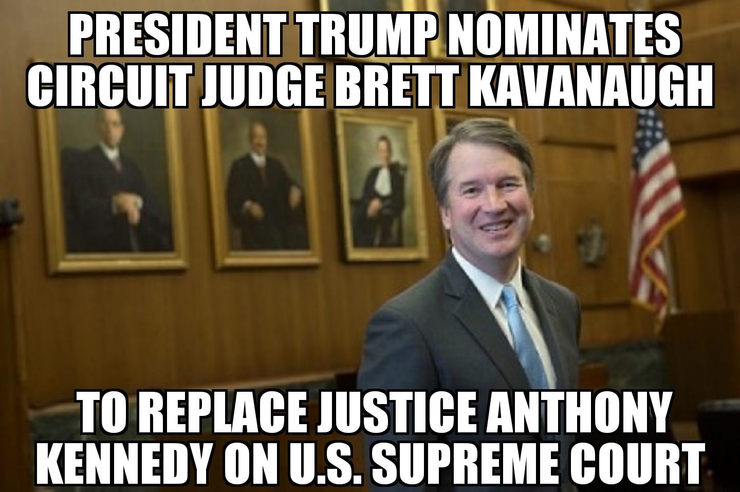 Trump nominates Brett Kavanaugh to U.S. Supreme Court