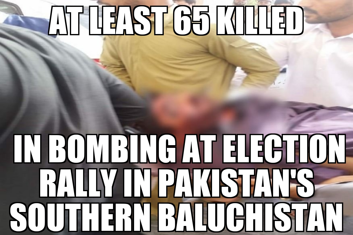 Pakistan election rally bombing