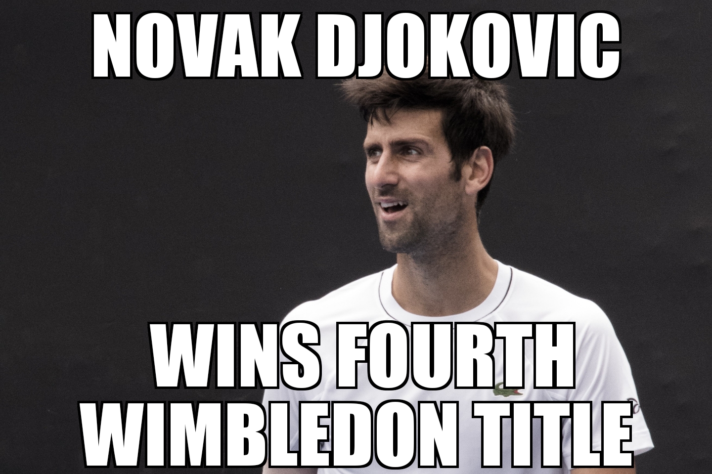 Novak Djokovic wins Wimbledon title