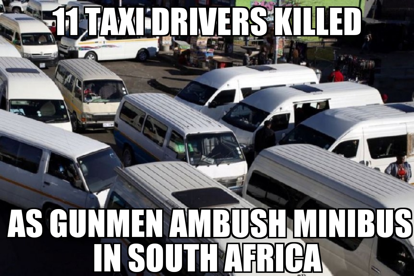 South Africa minibus ambush
