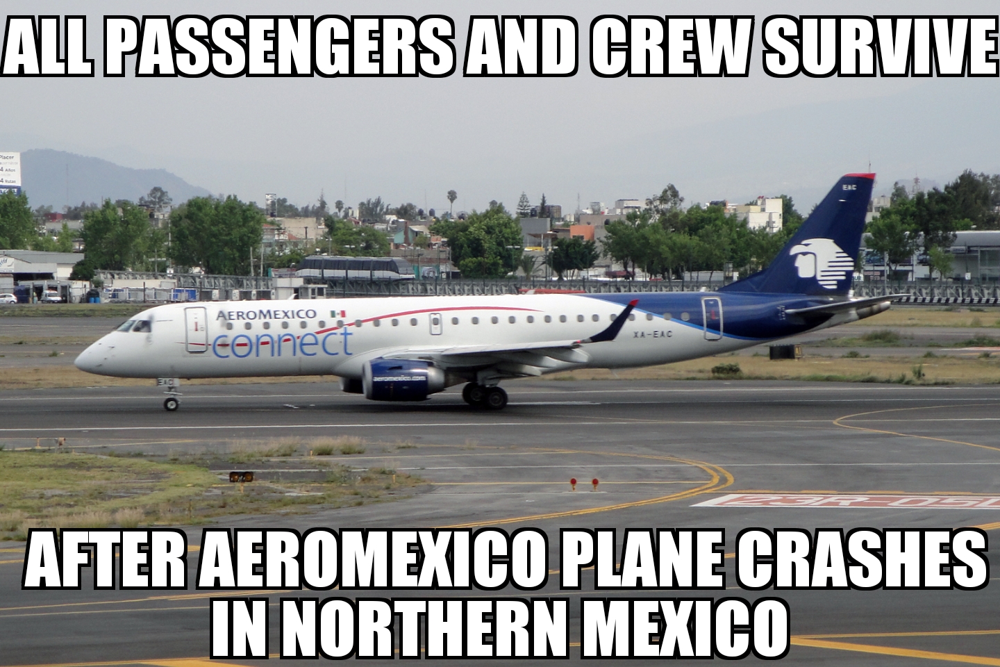 Aeromexico plane crashes