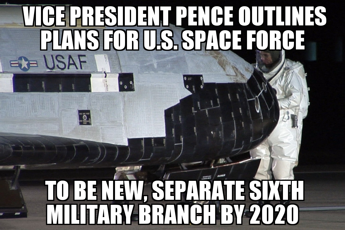 Pence outlines U.S. Space Force