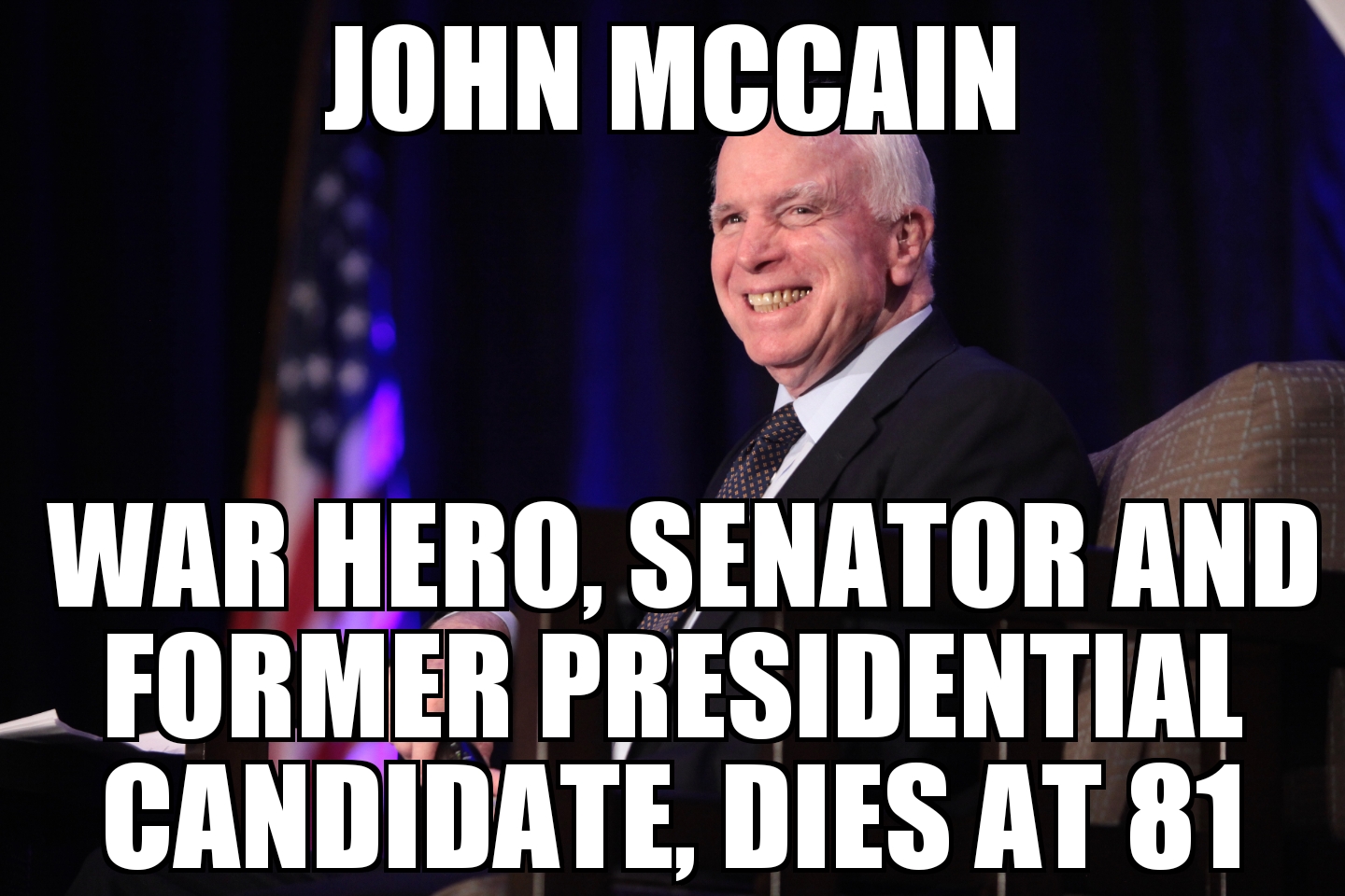 John McCain dies