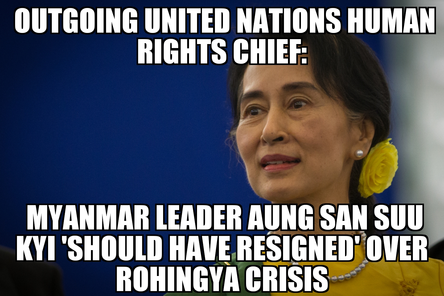Aung San Suu Kyi ‘should have resigned’