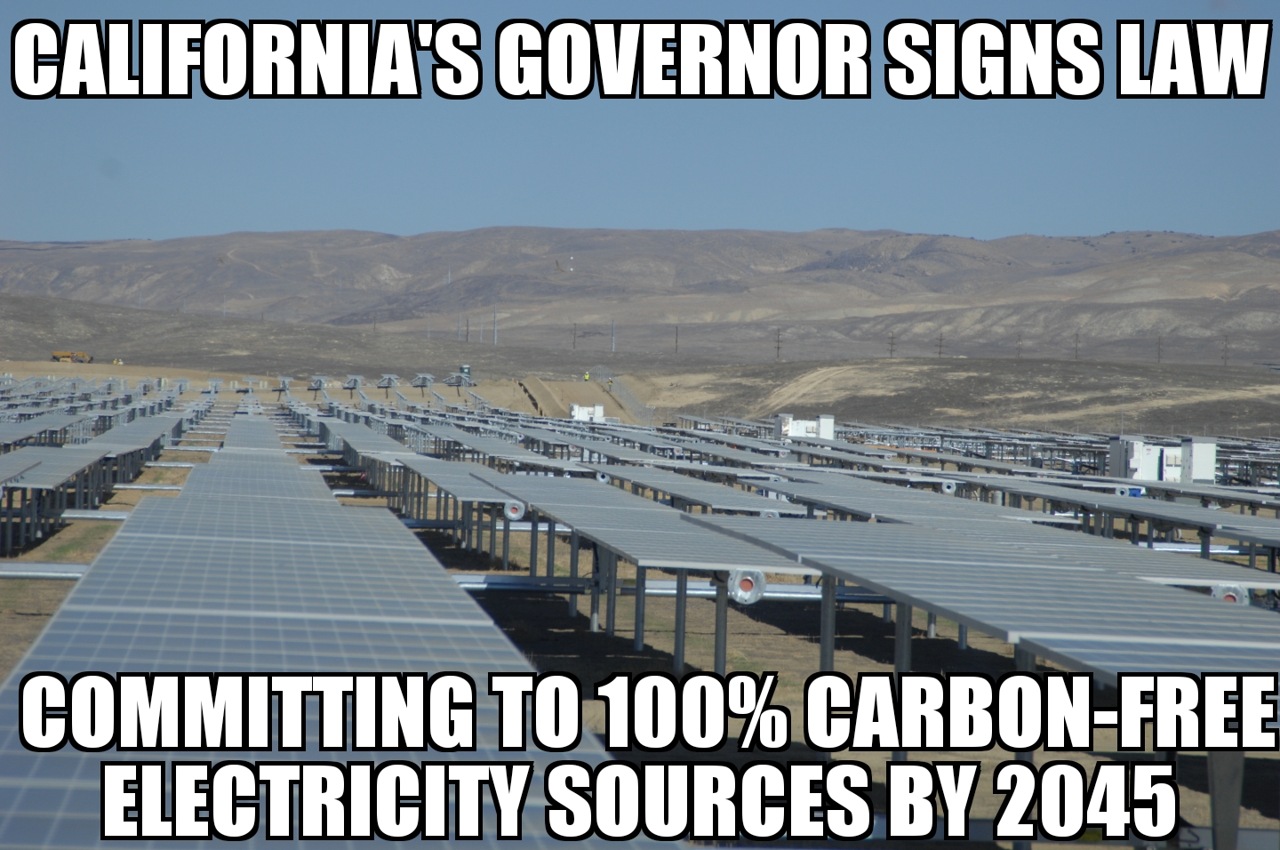 California carbon-free energy law