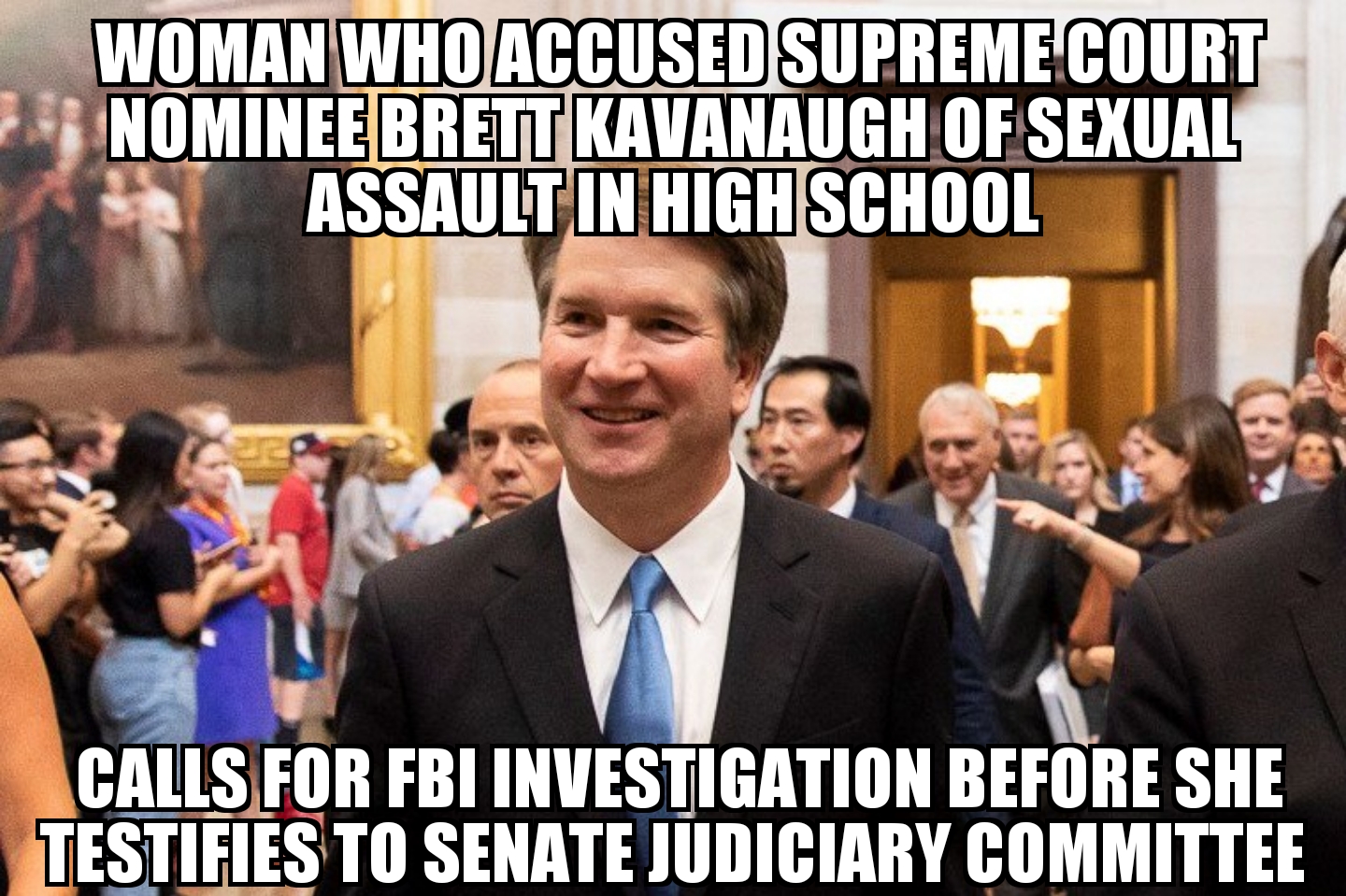 Kavanaugh accuser calls for FBI investigation
