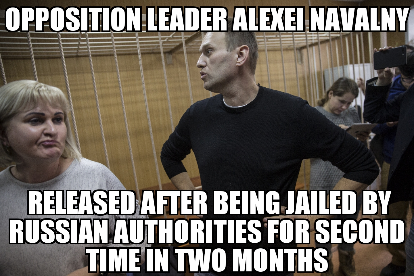 Alexei Navalny released