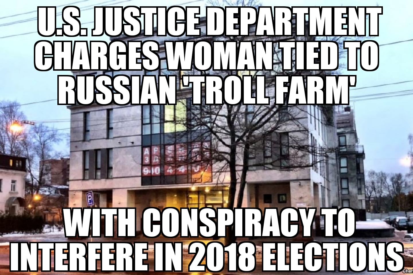 Russian charged with conspiracy to interfere in 2018 U.S. elections