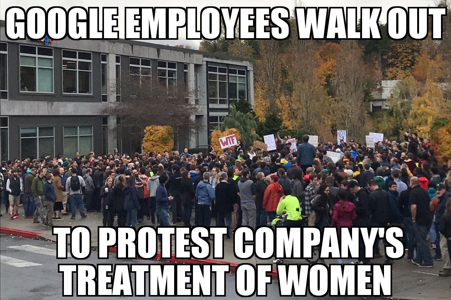 Google employees walk out over treatment of women