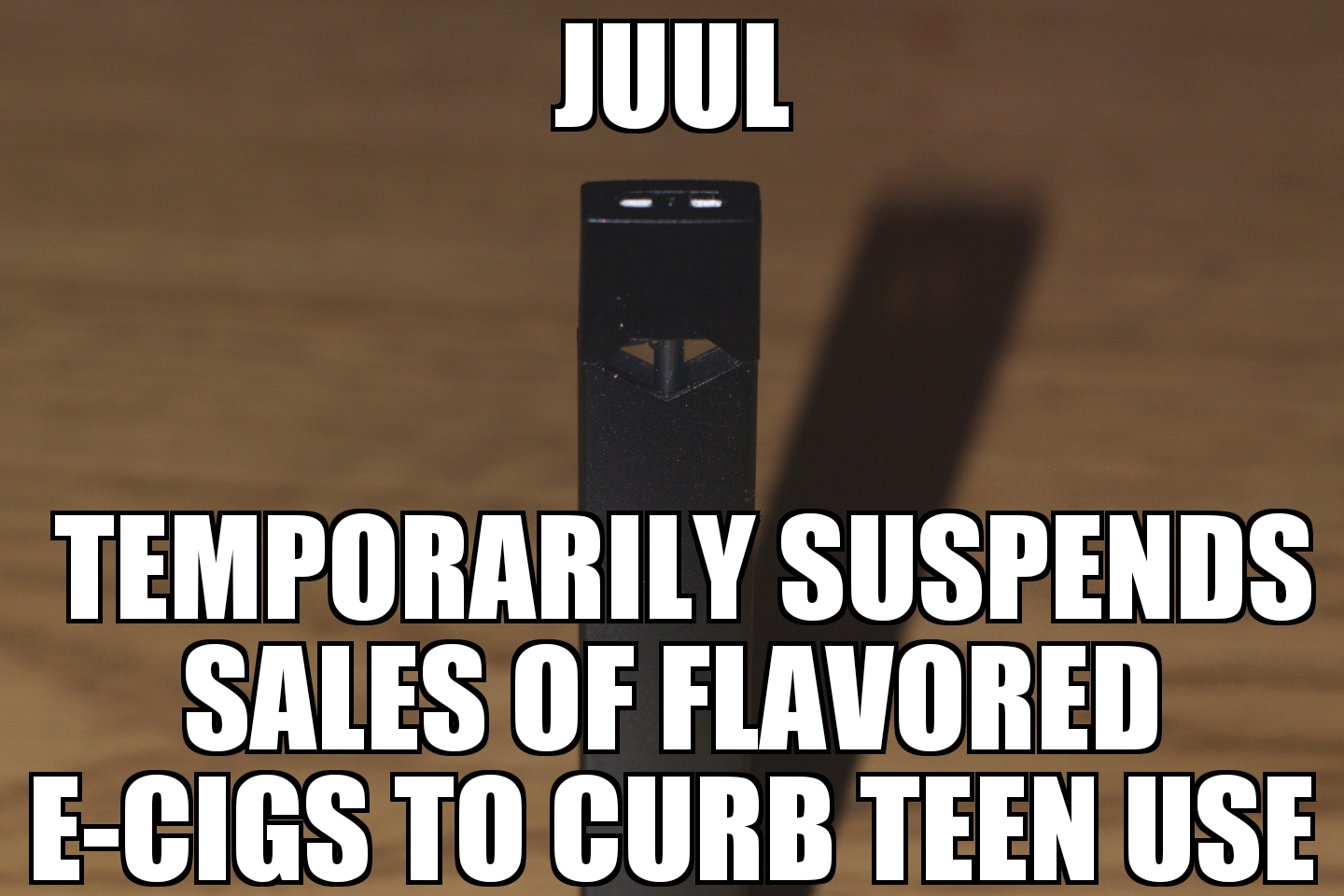 JUUL halts flavored e-cig sales