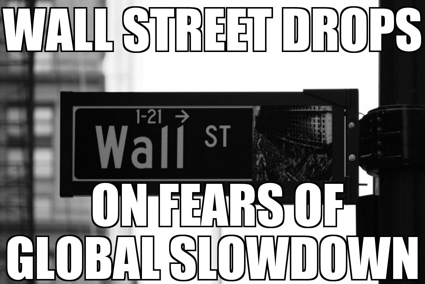 Global slowdown fears