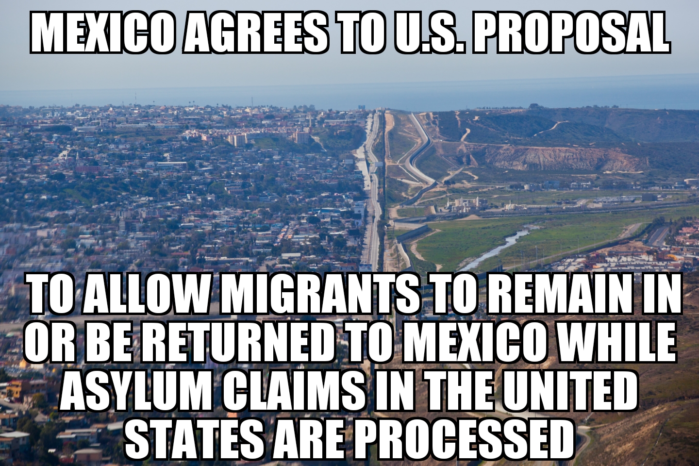 Mexico agrees to allow migrants to stay in country while U.S. asylum claims processed