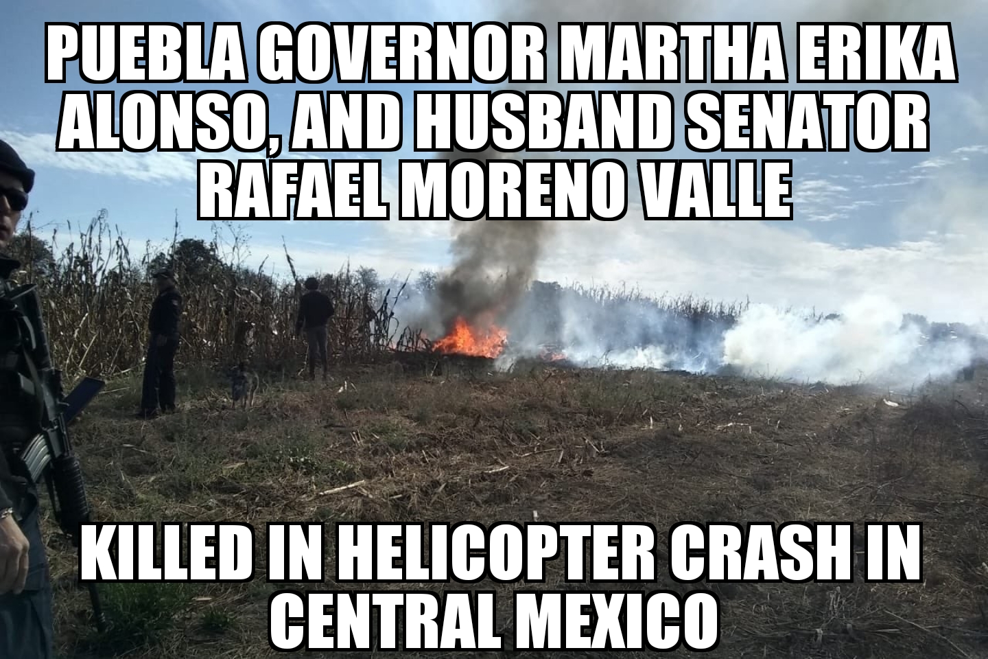 Martha Erika Alonso, Rafael Moreno Valle killed in crash