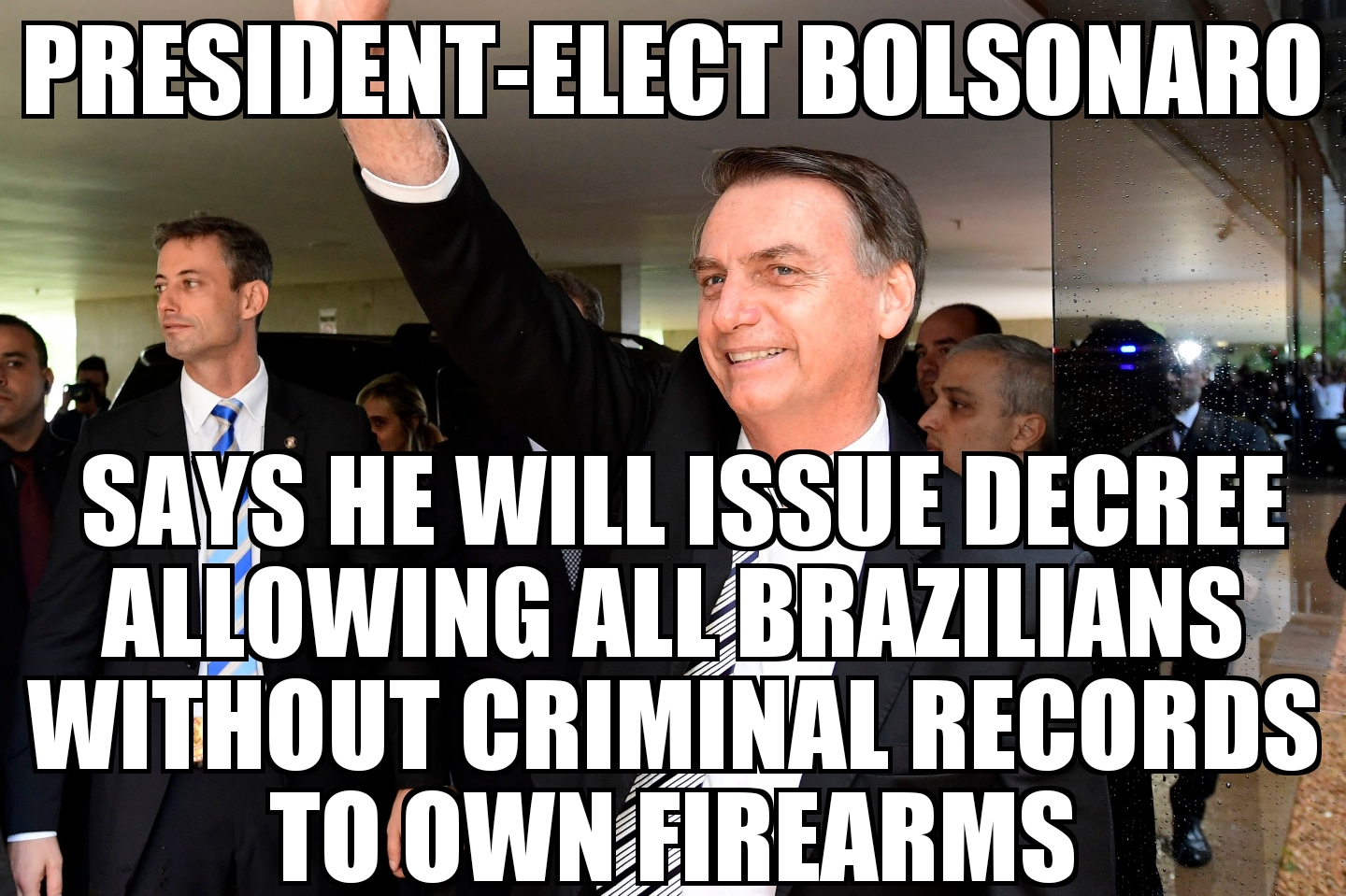 Brazil’s president-elect ‘to allow all citizens without criminal record to own guns’